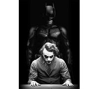 WXZRU 5D Batman Diamond Painting Kits for Adults, Joker Diamond Art Paint with Diamonds, DIY Painting Kit Paint by Number with Gem Art30x40cm nM432