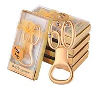 Wxzumg 24PCS Gold 60th Bottle Opener for 60th Birthday Favors, Gifts, Decorations