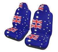 WXZYFP Australian Flag Car seat Covers (Two in a Pack), Suitable for Most Seats. Such as: Cars, SUVs, Trucks, Vans, etc.