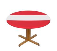 WXZYFP Austrian Flag A Variety of Round Table Covers, Made of 100% Polyester, can Protect The Tabletop.