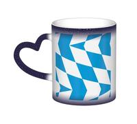 WXZYFP Bavarian flag Blue It is a color-changing mug, black for cold and white for hot, and more durable after hand washing.pajamas for women short sleeve,pajama tops for women short sleeve,