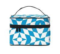 WXZYFP Bavarian flag Multifunctional portable cosmetic bag with internal and external layered design, easy to organize various supplies.