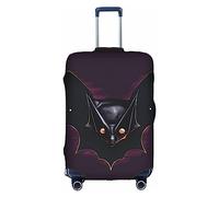 WXZYFP Black Ghost Bat The protective cover for the suitcase with a double-sided unique print helps you avoid taking the wrong suitcase during travel.