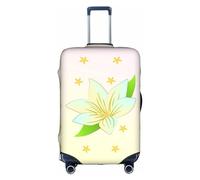 WXZYFP Blooming Daffodils The protective cover for the suitcase with a double-sided unique print helps you avoid taking the wrong suitcase during travel., White, Large