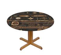 WXZYFP Bohemian Style A Variety of Round Table Covers, Made of 100% Polyester, can Protect The Tabletop.
