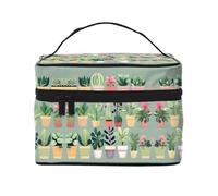 WXZYFP Bonsai plant Multifunctional portable cosmetic bag with internal and external layered design, easy to organize various supplies.