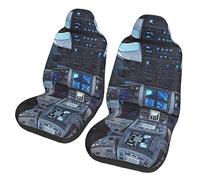 WXZYFP Cabin of The Future Car seat Covers (Two in a Pack), Suitable for Most Seats. Such as: Cars, SUVs, Trucks, Vans, etc.