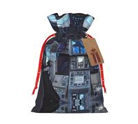 WXZYFP Cabin of the Future Linen drawstring gift bag, Christmas, birthday, party gift packaging, easy to wash