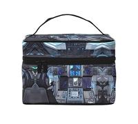 WXZYFP Cabin of the Future Travel cosmetic bag, essential for outdoor travel enthusiasts, has a simple internal structure.
