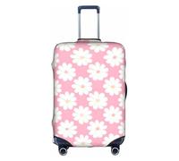 WXZYFP Camellia pattern The protective cover for the suitcase with a double-sided unique print helps you avoid taking the wrong suitcase during travel., White, Large