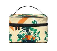 WXZYFP Cartoon Turtle Back Bamboo Travel cosmetic bag, essential for outdoor travel enthusiasts, has a simple internal structure.