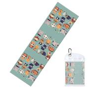 WXZYFP Cute Little Animals Cool Sports Towel 12x40in, Suitable for Fitness, Yoga, and a Wide Range of uses