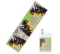 WXZYFP Cute Little bee Cool Sports Towel 12x40in, Suitable for Fitness, Yoga, and a Wide Range of uses