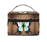 WXZYFP Cute little butterfly Travel cosmetic bag, essential for outdoor travel enthusiasts, has a simple internal structure.