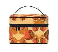 WXZYFP Cute little hamster Multifunctional portable cosmetic bag with internal and external layered design, easy to organize various supplies.