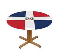 WXZYFP Dominican Republic A Variety of Round Table Covers, Made of 100% Polyester, can Protect The Tabletop.