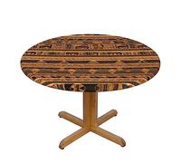 WXZYFP Egyptian Frescoes A Variety of Round Table Covers, Made of 100% Polyester, can Protect The Tabletop.