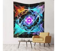 WXZYFP Eight Dimensional Space Wall decoration tapestry 60x51in (vertical), suitable for wall hanging, picnic, soft texture, easy to organize
