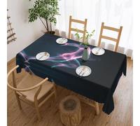 WXZYFP Energy is Being Released Long Printed Tablecloth, Suitable for Christmas, Halloween and Other Family Gatherings to Decorate Your Desktop.