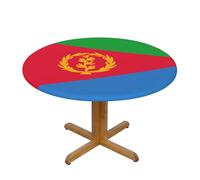 WXZYFP Eritrean Flag A Variety of Round Table Covers, Made of 100% Polyester, can Protect The Tabletop.