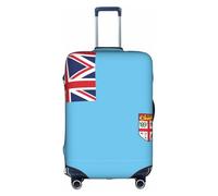 WXZYFP Fiji Flag The protective cover for the suitcase with a double-sided unique print helps you avoid taking the wrong suitcase during travel.