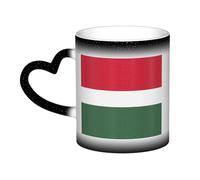WXZYFP Flag of Hungary Black It is a color-changing mug, black for cold and white for hot, and more durable after hand washing.pajamas for women short sleeve,pajama tops for women short sleeve,
