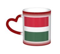 WXZYFP Flag of Hungary Red It is a color-changing mug, black for cold and white for hot, and more durable after hand washing.pajamas for women short sleeve,pajama tops for women short sleeve,