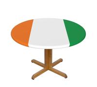 WXZYFP Flag of Ivory Coast A Variety of Round Table Covers, Made of 100% Polyester, can Protect The Tabletop.