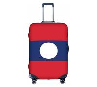 WXZYFP Flag of Laos The protective cover for the suitcase with a double-sided unique print helps you avoid taking the wrong suitcase during travel., White, Large