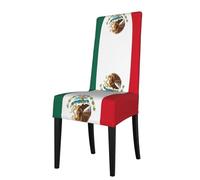 WXZYFP Flag of Mexico Removable Dining Chair Cover, Stretch Material, Quick Recovery Stretch Material, Rich Colors,