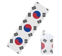WXZYFP Flag of Republic of Korea Cool Sports Towel 12x40in, Suitable for Fitness, Yoga, and a Wide Range of uses