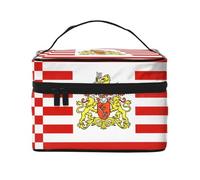 WXZYFP Flag of the Senate of Bremen Travel cosmetic bag, essential for outdoor travel enthusiasts, has a simple internal structure.