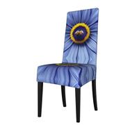 WXZYFP Flower Heart bee Removable Dining Chair Cover, Stretch Material, Quick Recovery Stretch Material, Rich Colors,