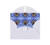 WXZYFP Flower heart bee White Pearlescent paper greeting cards, shining on both sides, suitable for holiday greetings.