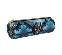 WXZYFP Flying Dragon Environmentally friendly cross-grain leather pencil case, lightweight and portable, suitable for daily use.