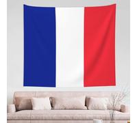 WXZYFP French flag Wall decoration tapestry 60x51in (horizontal), with various patterns and colors, soft texture and durability