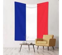 WXZYFP French flag Wall decoration tapestry 60x51in (vertical), suitable for wall hanging, picnic, soft texture, easy to organize