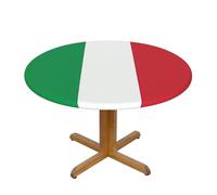 WXZYFP Italy Flag A Variety of Round Table Covers, Made of 100% Polyester, can Protect The Tabletop.