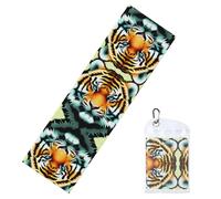 WXZYFP Little Fat Tiger Head Cool Sports Towel 12x40in, Suitable for Fitness, Yoga, and a Wide Range of uses