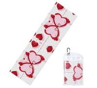 WXZYFP Little Red Heart Cool Sports Towel 12x40in, Suitable for Fitness, Yoga, and a Wide Range of uses