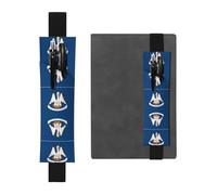 WXZYFP Louisiana State Flag Printed double-sided leather (PVC) pencil case bookmark, holds 2-3 pens 8 to 10 inches tall