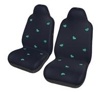 WXZYFP Lovely Blue Background Car seat Covers (Two in a Pack), Suitable for Most Seats. Such as: Cars, SUVs, Trucks, Vans, etc.
