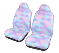WXZYFP Mermaid Tattoo Car seat Covers (Two in a Pack), Suitable for Most Seats. Such as: Cars, SUVs, Trucks, Vans, etc.