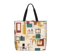 WXZYFP Mid Century Modern It is a convenient one-shoulder bag, suitable for shopping, traveling, and daily life needs.