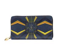 WXZYFP Multidimensional Space Leather long wallet, double-sided printing, microfiber leather material, unisex, waterproof and durable