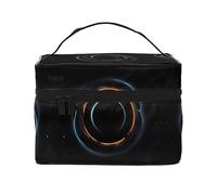 WXZYFP Mysterious Cosmic Black Holes Travel cosmetic bag, essential for outdoor travel enthusiasts, has a simple internal structure.