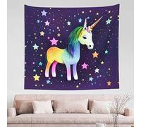 WXZYFP One-horse star Wall decoration tapestry 60x51in (horizontal), with various patterns and colors, soft texture and durability