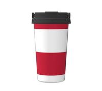 WXZYFP Portable cold coffee cup Flag of Texas, 304 stainless steel, easy to carry, one-touch opening of the cup lid, convenient for drinking。