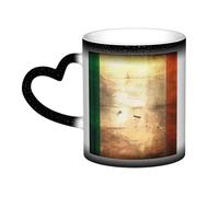 WXZYFP Retro Irish flag Black It is a color-changing mug, black for cold and white for hot, and more durable after hand washing.pajamas for women short sleeve,pajama tops for women short sleeve,