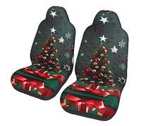 WXZYFP Round Ball Christmas Tree Car seat Covers (Two in a Pack), Suitable for Most Seats. Such as: Cars, SUVs, Trucks, Vans, etc.